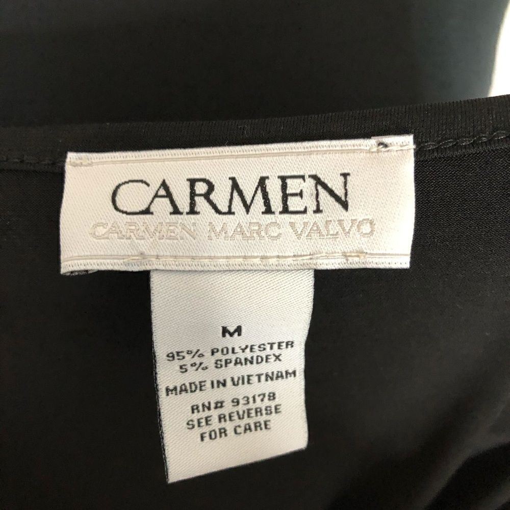 Carmen Black Beaded Blouse - Women’s M - Picture 6 of 6